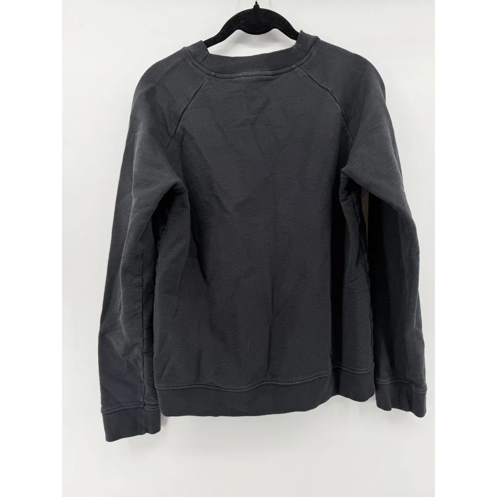 Adidas Originals Trefoil Sweatshirt Black White Logo Pullover Mens Small BK5865